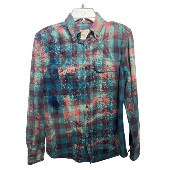 Angry Minnow vintage flannel - Picture 2 of 5